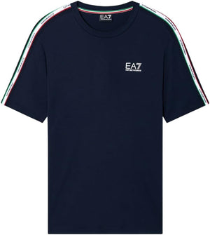Ea7 Emporio Armani T-shirt Uomo Mod. 7M001861 AF12503 UB102 Blu