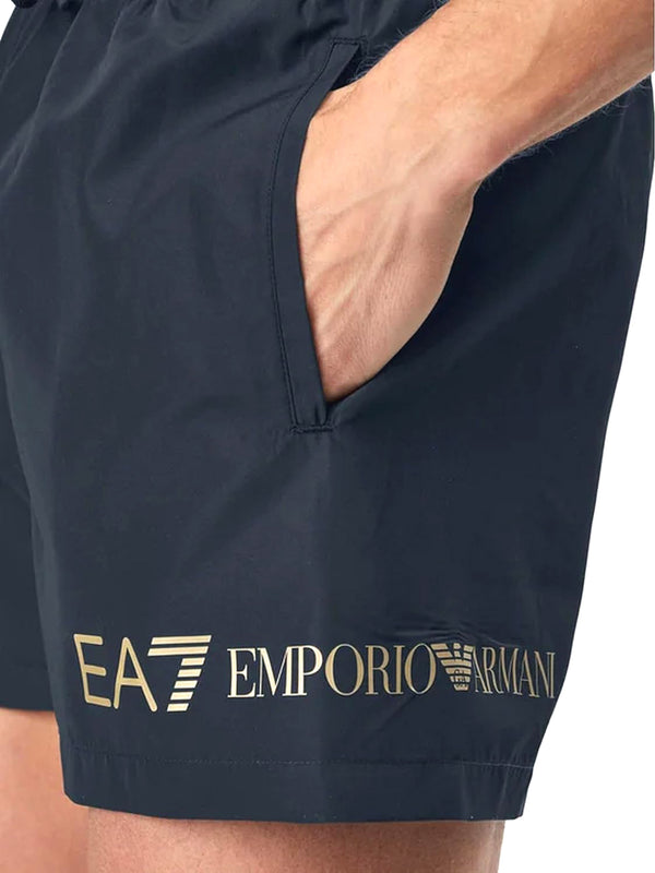 Ea7 Emporio Armani Short Mare Uomo Mod. 7M002000 AF13049 MC004 Nero