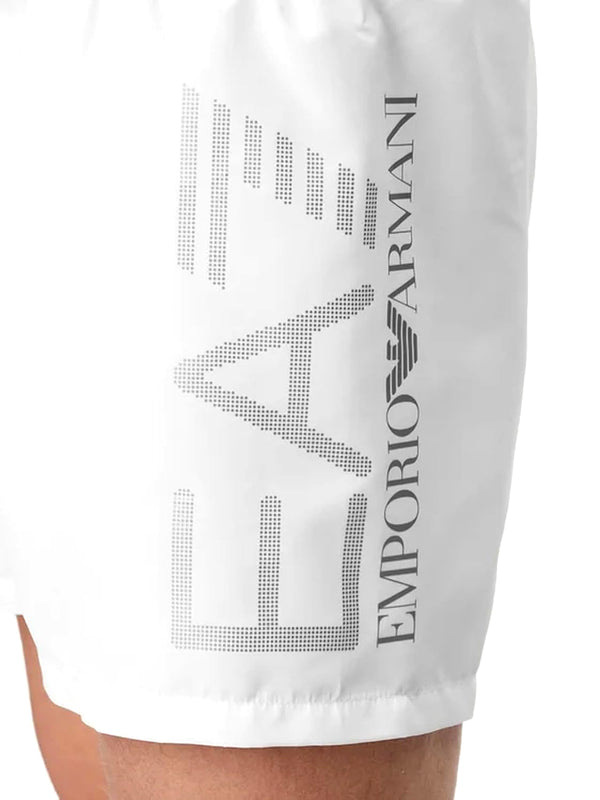 Ea7 Emporio Armani Short Mare Uomo Mod. 7M002001 AF14487 M0076 Bianco