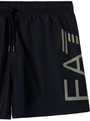 Ea7 Emporio Armani Short Mare Uomo Mod. 7M002001 AF14487 MC004 Nero
