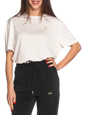 Ea7 Emporio Armani T-shirt Donna Mod. 7W000189 AF13919 U0002 Bianco