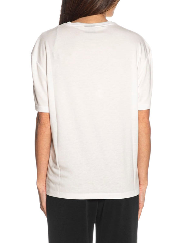 Ea7 Emporio Armani T-shirt Donna Mod. 7W000189 AF13919 U0002 Bianco