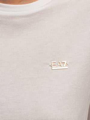 Ea7 Emporio Armani T-shirt Donna Mod. 7W000189 AF13919 U0002 Bianco
