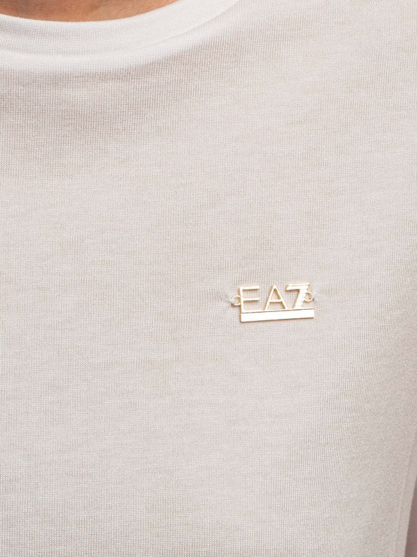Ea7 Emporio Armani T-shirt Donna Mod. 7W000189 AF13919 U0002 Bianco
