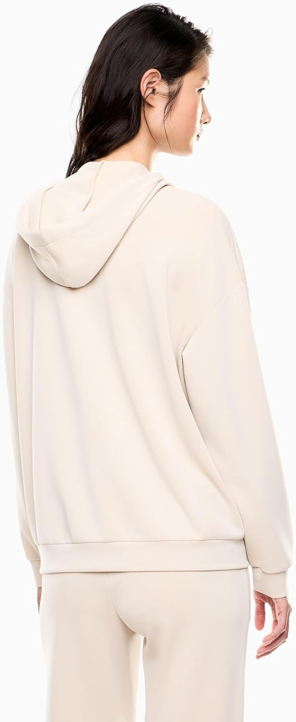 Ea7 Emporio Armani Felpa cappuccio Donna Mod. 7W000192 AF12643 U1088 Burro
