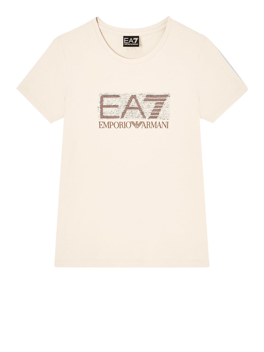 Ea7 Emporio Armani T-shirt Donna Mod. 7W001093 AF10373 U1088 Burro