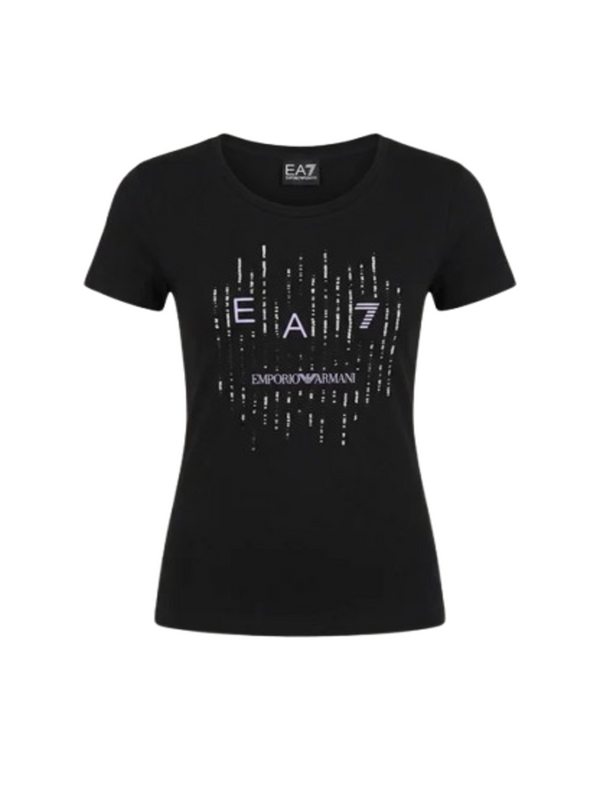 Ea7 Emporio Armani T-shirt Donna Mod. 7W001097 AF10373 UC001 Nero