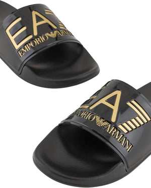Ea7 Emporio Armani Ciabatta UNISEX Mod. 7X000108 AF15118 PC001 Nero