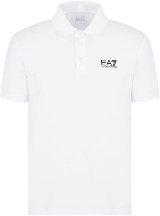 Ea7 Emporio Armani Polo M/C Uomo Mod. 8NPF14 PJVQZ 1100 Bianco