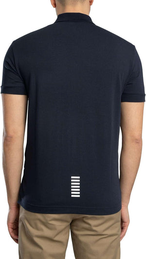 Ea7 Emporio Armani Polo M/C Uomo Mod. 8NPF14 PJVQZ 1200 Nero