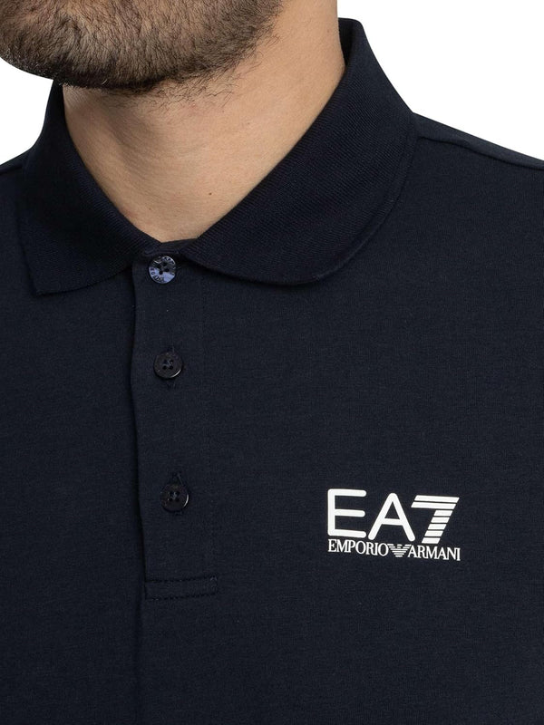 Ea7 Emporio Armani Polo M/C Uomo Mod. 8NPF14 PJVQZ 1200 Nero