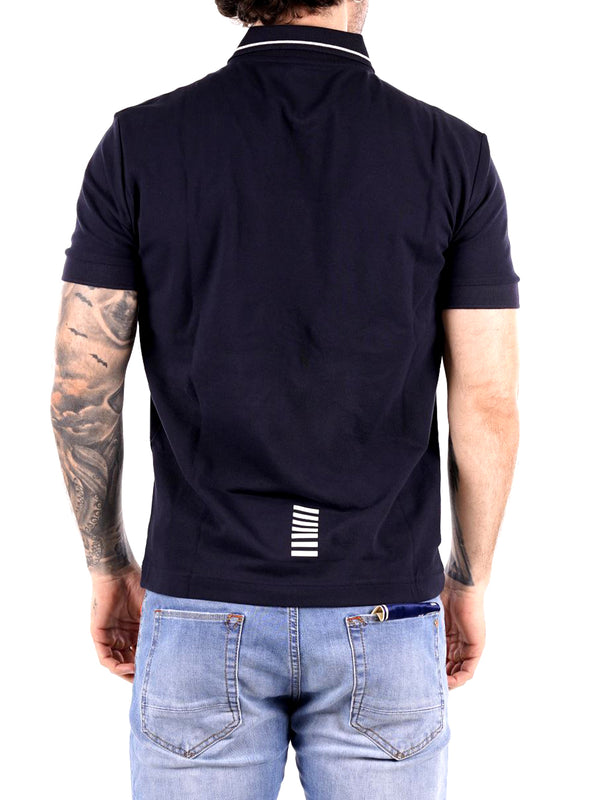 Ea7 Emporio Armani Polo Manica Corta Uomo Mod. 8NPF16 PJVUZ 1562 Blu