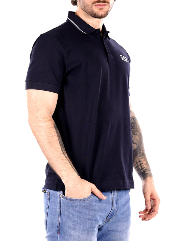 Ea7 Emporio Armani Polo Manica Corta Uomo Mod. 8NPF16 PJVUZ 1562 Blu