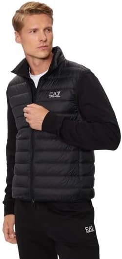 Ea7 Emporio Armani Smanicato Uomo Mod. 8NPQ06 PNGPZ 1200 Nero