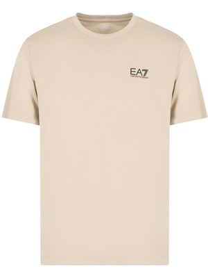 Ea7 Emporio Armani T-shirt Uomo Mod. 8NPT25 PJVPZ U6167 Beige
