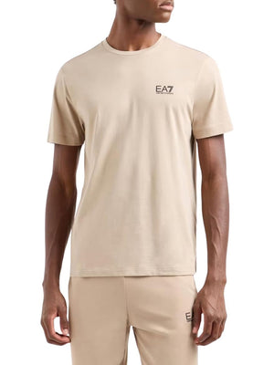 Ea7 Emporio Armani T-shirt Uomo Mod. 8NPT25 PJVPZ U6167 Beige