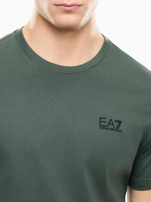 Ea7 Emporio Armani T-shirt Uomo Mod. 8NPT25 PJVPZ U7260 Verde
