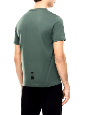 Ea7 Emporio Armani T-shirt Uomo Mod. 8NPT25 PJVPZ U7260 Verde