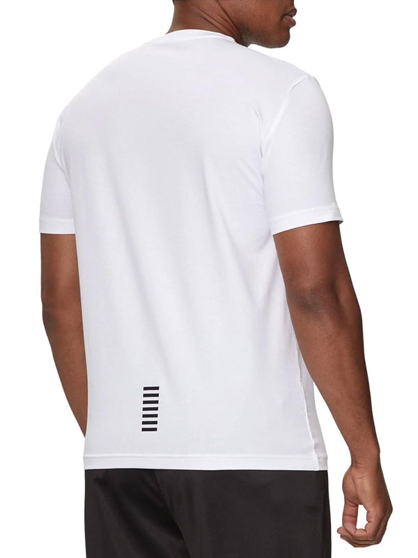 Ea7 Emporio Armani T-shirt Uomo Mod. 8NPT26 PJVQZ 1100 Bianco
