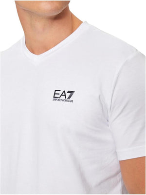 Ea7 Emporio Armani T-shirt Uomo Mod. 8NPT27 PJVQZ 1100 Bianco