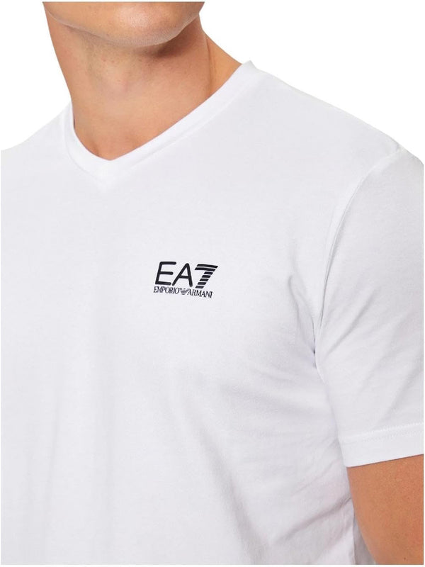 Ea7 Emporio Armani T-shirt Uomo Mod. 8NPT27 PJVQZ 1100 Bianco