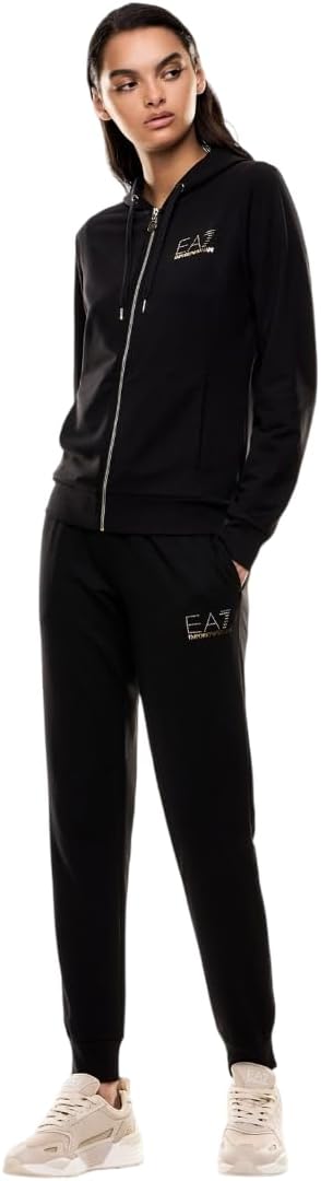 Ea7 Emporio Armani Tuta Donna Mod. 8NTV51 TJ9RZ 1200 Nero