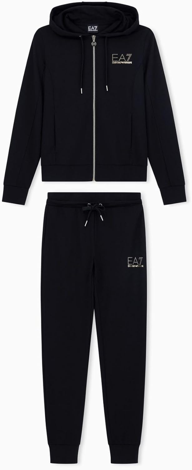Ea7 Emporio Armani Tuta Donna Mod. 8NTV51 TJ9RZ 1200 Nero