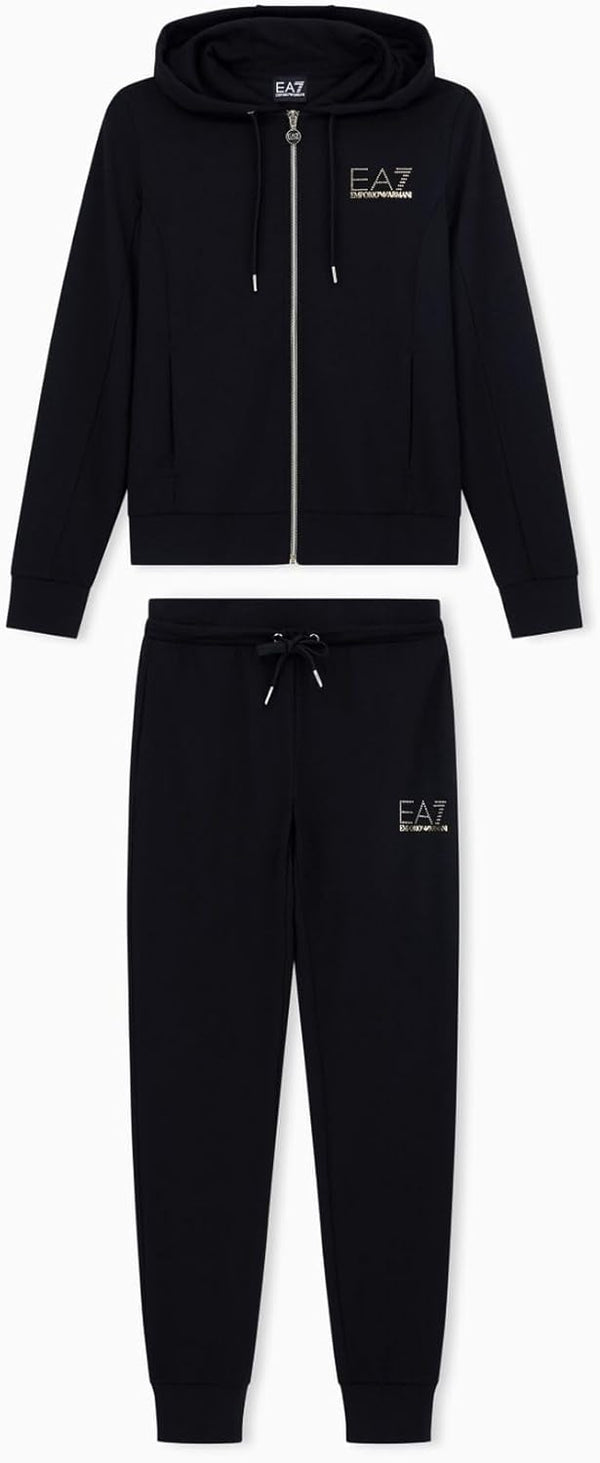 Ea7 Emporio Armani Tuta Donna Mod. 8NTV51 TJ9RZ 1200 Nero