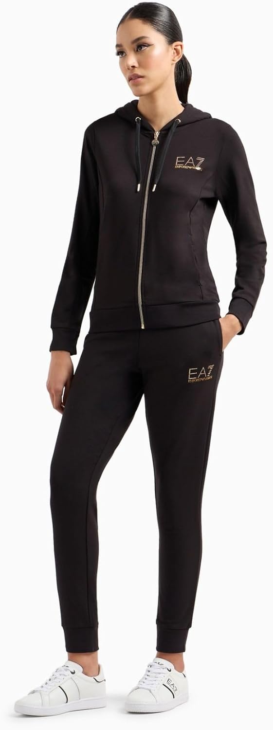 Ea7 Emporio Armani Tuta Donna Mod. 8NTV51 TJ9RZ 1200 Nero