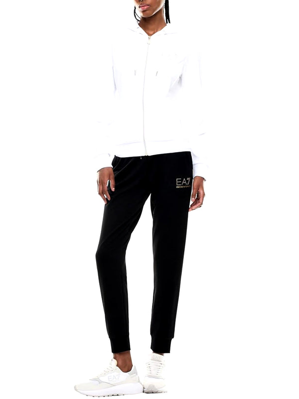 Ea7 Emporio Armani Tuta Donna Mod. 8NTV51 TJ9RZ M0003 Bianco