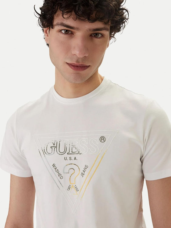 Guess T-shirt Uomo Mod. M6GI11 K2992 G011 Bianco