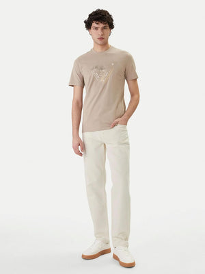 Guess T-shirt Uomo Mod. M6GI11 K2992 G1CA Beige