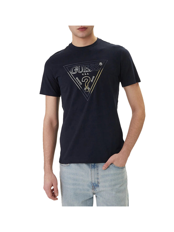 Guess T-shirt Uomo Mod. M6GI11 K2992 G7V2 Blu