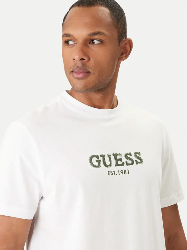Guess T-shirt Uomo Mod. M6GI16 K3032 G011 Bianco