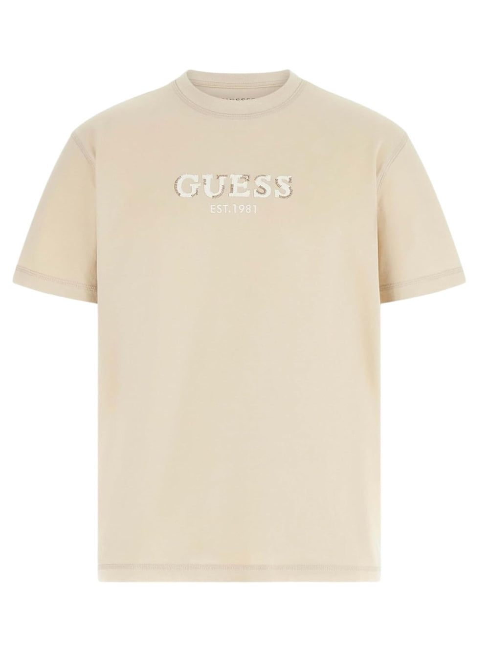 Guess T-shirt Uomo Mod. M6GI16 K3032 G1FG Beige
