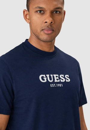 Guess T-shirt Uomo Mod. M6GI16 K3032 G7V2 Blu