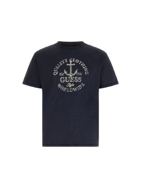 Guess T-shirt Uomo Mod. M6GI43 K3471 G7V2 Blu