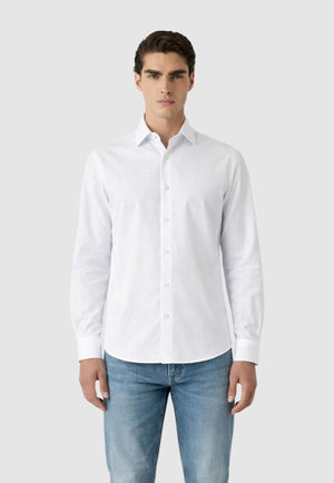 Guess Camicia Manica Lunga Uomo Mod. M6RH64 WJ970 G011 Bianco