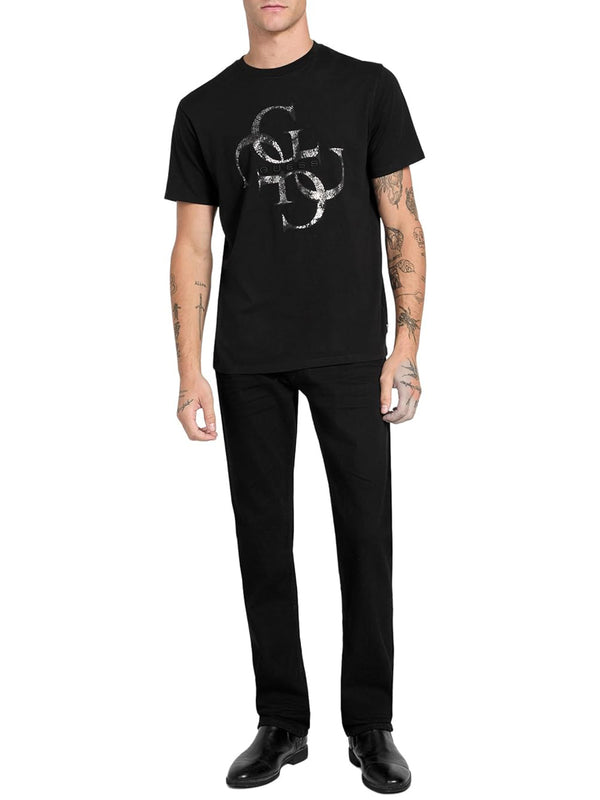 Guess T-shirt Uomo Mod. M6RI03 I3Z14 JBLK Nero
