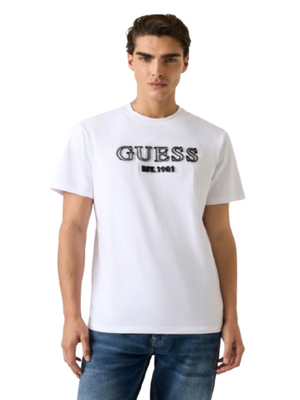 Guess T-shirt Uomo Mod. M6RI22 K8FQ4 G011 Bianco
