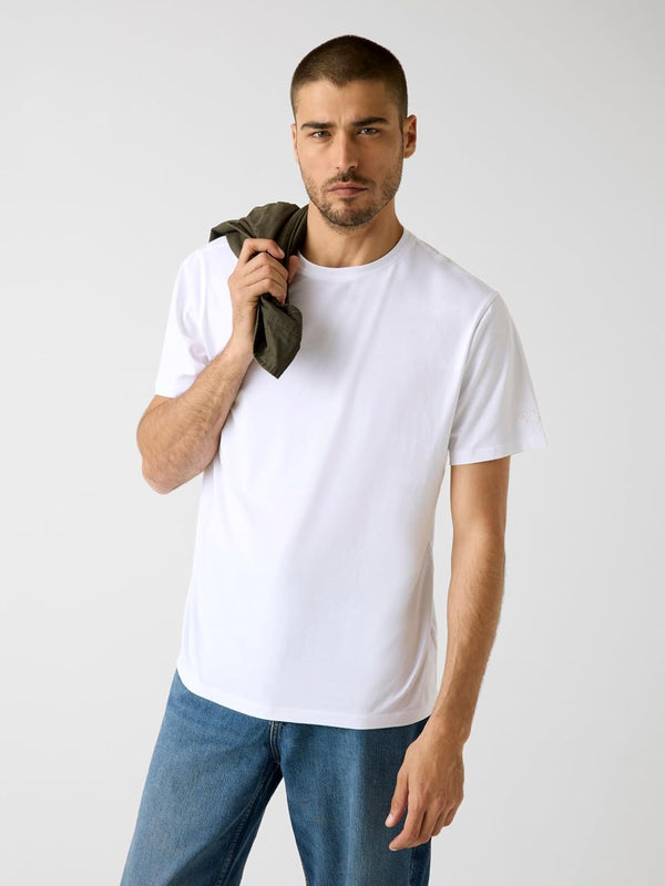 Guess T-shirt Uomo Mod. M6RI62 JR06K G011 Bianco