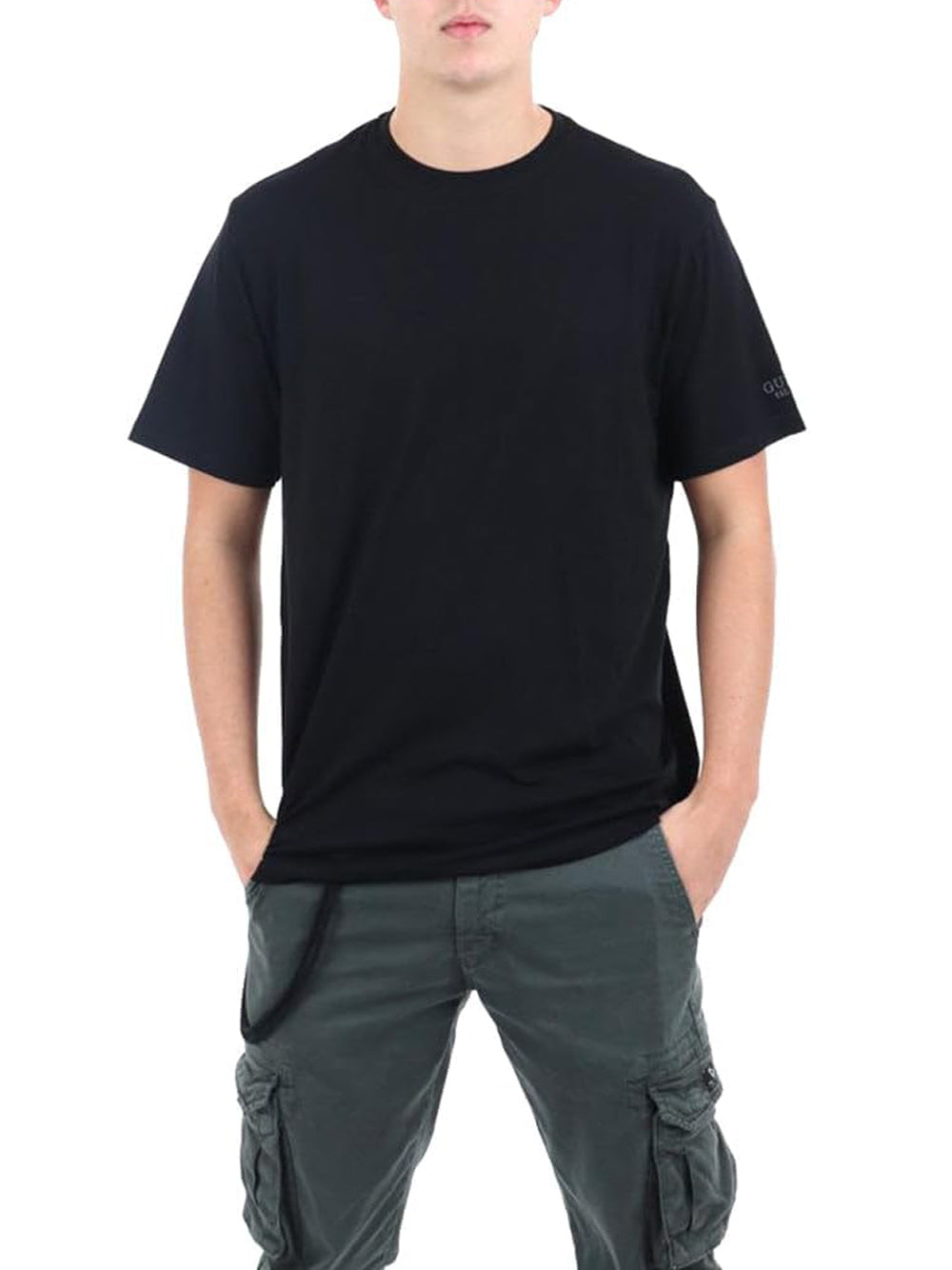 Guess T-shirt Uomo Mod. M6RI62 JR06K JBLK Nero