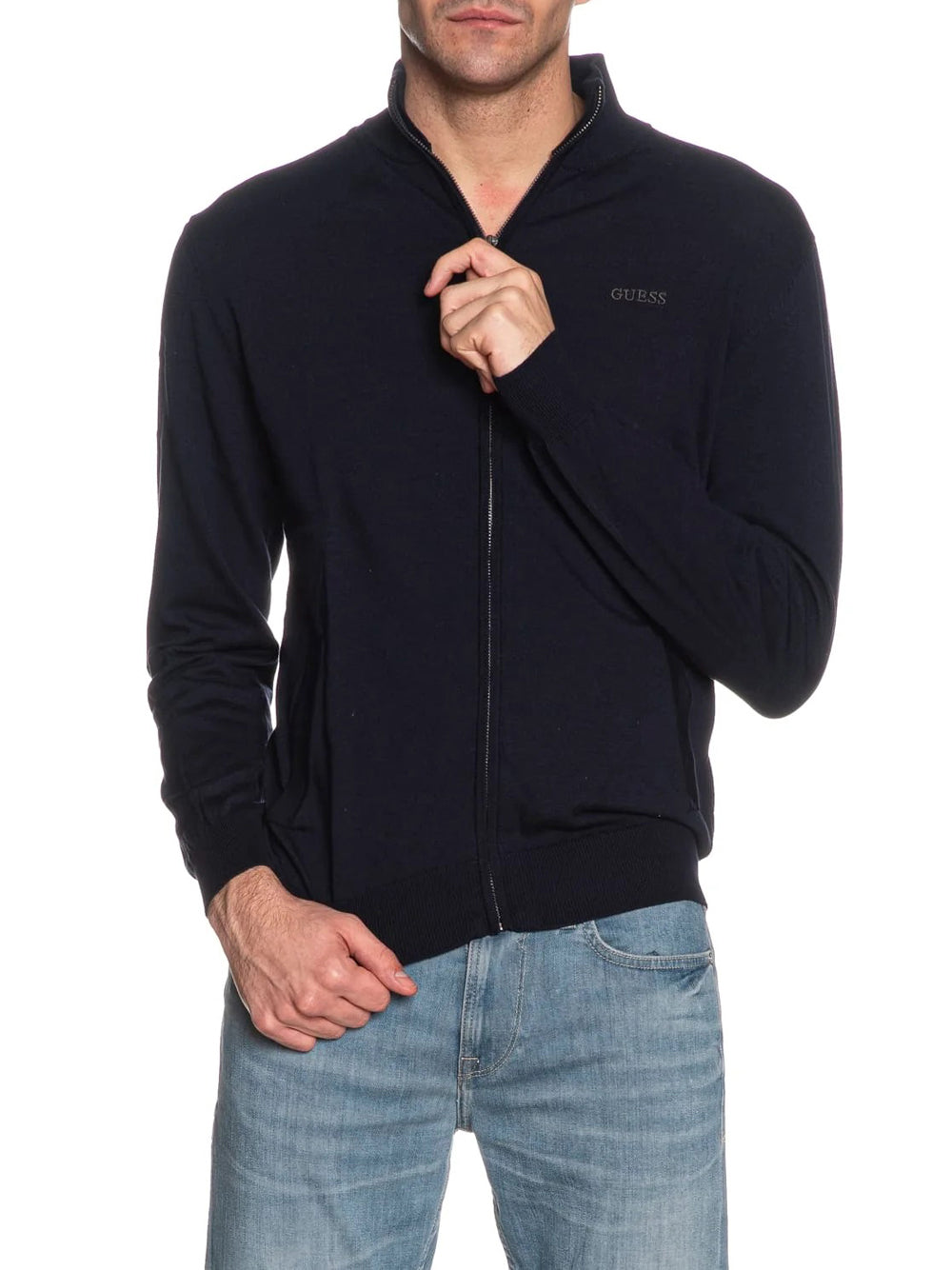 Guess Cardigan Uomo Mod. M6RR18 Z4451 G7V2 Blu