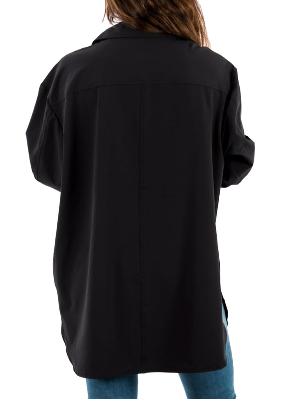 Guess Camicia m/l Donna Mod. V6RH00 WL232 JBLK Nero