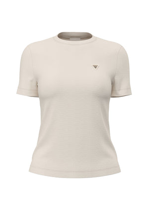 Guess T-shirt Donna Mod. V6RI17 KD741 G1O6 Panna