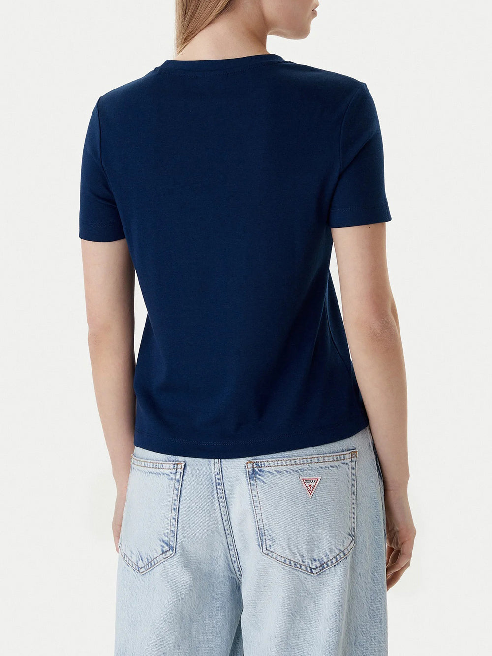 Guess T-shirt Donna Mod. V6RI17 KD741 G7HR Blu