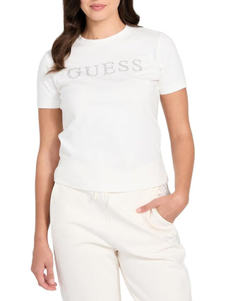 Guess T-shirt Donna Mod. V6RI20 J1314 G027 Panna