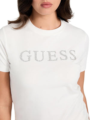 Guess T-shirt Donna Mod. V6RI20 J1314 G027 Panna
