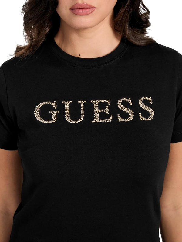 Guess T-shirt Donna Mod. V6RI20 J1314 JBLK Nero