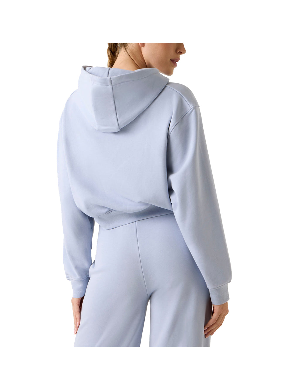 Guess Felpa cappuccio Donna Mod. V6RQ03 KD761 G7HP Celeste